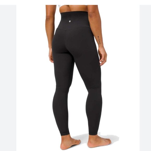 Lululemon Black align High-Waisted Leggings 6 - Picture 1 of 6